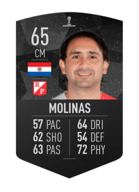 Osmar Molinas CONMEBOL SUDAMERICANA 65 OVR