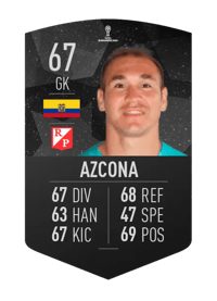 Librado Azcona CONMEBOL SUDAMERICANA 67 OVR