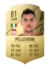Lorenzo Pellegrini Rare 81 OVR