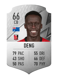 Thomas Deng Rare 66 OVR