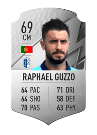 Raphael Guzzo Rare 69 OVR