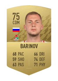 Dmitriy Barinov Common 75 OVR