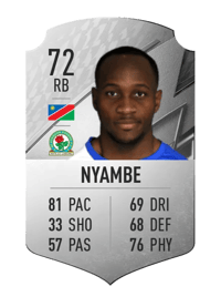 Ryan Nyambe Rare 72 OVR