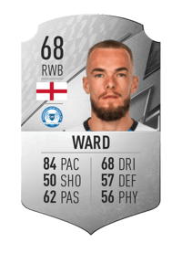 Joe Ward Rare 68 OVR