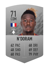 Kévin N'Doram Common 71 OVR