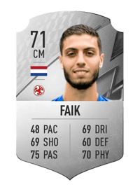 Hicham Faik Rare 71 OVR