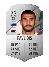 Vangelis Pavlidis Rare 73 OVR