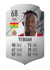Yaw Yeboah Rare 68 OVR