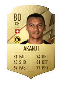 Manuel Akanji Rare 80 OVR