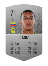 Jhonder Cádiz Common 71 OVR