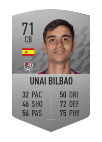 Unai Bilbao Common 71 OVR