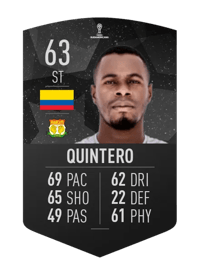 Jarlín Quintero CONMEBOL SUDAMERICANA 63 OVR