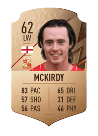 Harry McKirdy Rare 62 OVR
