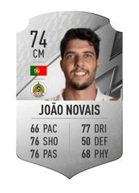 João Novais Rare 74 OVR