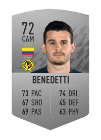 Nicolás Benedetti Common 72 OVR