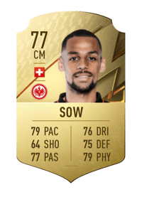 Djibril Sow Rare 77 OVR