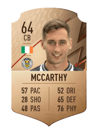Conor McCarthy Rare 64 OVR