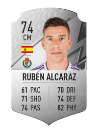 Rubén Alcaraz Rare 74 OVR