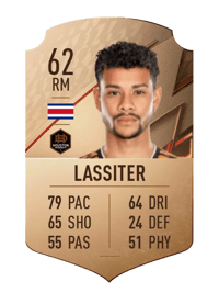 Ariel Lassiter Rare 62 OVR