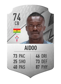 Joseph Aidoo Rare 74 OVR