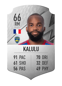 Aldo Kalulu Rare 66 OVR
