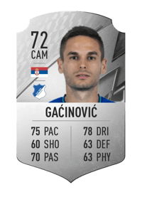 Mijat Gaćinović Rare 72 OVR