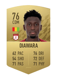 Amadou Diawara Common 76 OVR