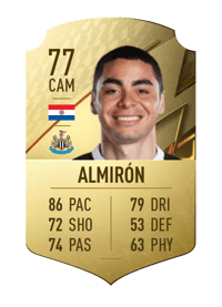 Miguel Almirón Rare 77 OVR