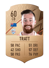 Jacob Tratt Rare 60 OVR