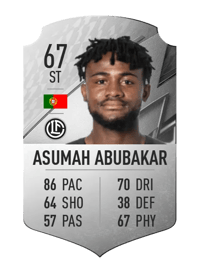 Asumah Abubakar Rare 67 OVR