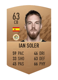 Ian Soler Common 63 OVR