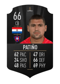 Juan Patiño CONMEBOL LIBERTADORES 66 OVR