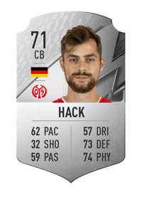 Alexander Hack Rare 71 OVR
