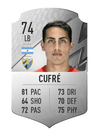 Braian Cufré Rare 74 OVR
