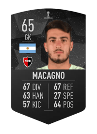 Ramiro Macagno CONMEBOL SUDAMERICANA 65 OVR