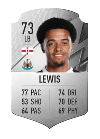 Jamal Lewis Rare 73 OVR