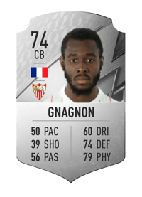 Joris Gnagnon Rare 74 OVR