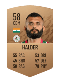 Pronay Halder Common 58 OVR