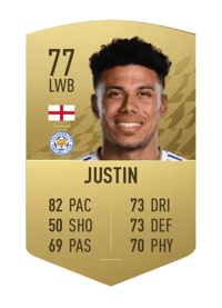 James Justin Common 77 OVR
