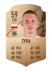 Paweł Żyra Rare 59 OVR