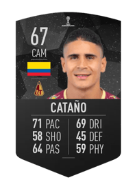 Daniel Cataño CONMEBOL SUDAMERICANA 67 OVR