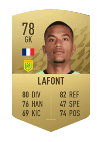 Alban Lafont Common 78 OVR