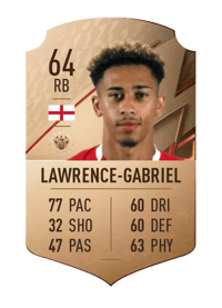 Jordan Lawrence-Gabriel Rare 64 OVR