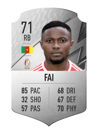 Collins Fai Rare 71 OVR