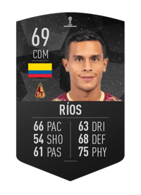Juan David Ríos CONMEBOL SUDAMERICANA 69 OVR