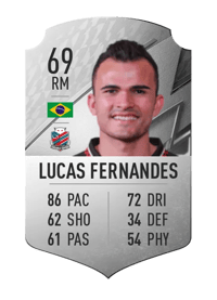 Lucas Fernandes Rare 69 OVR