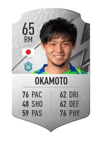 Takuya Okamoto Rare 65 OVR