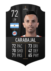 Gabriel Carabajal CONMEBOL LIBERTADORES 72 OVR