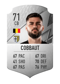 Elias Cobbaut Rare 71 OVR