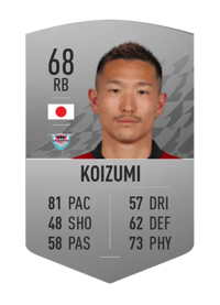 Kei Koizumi Common 68 OVR